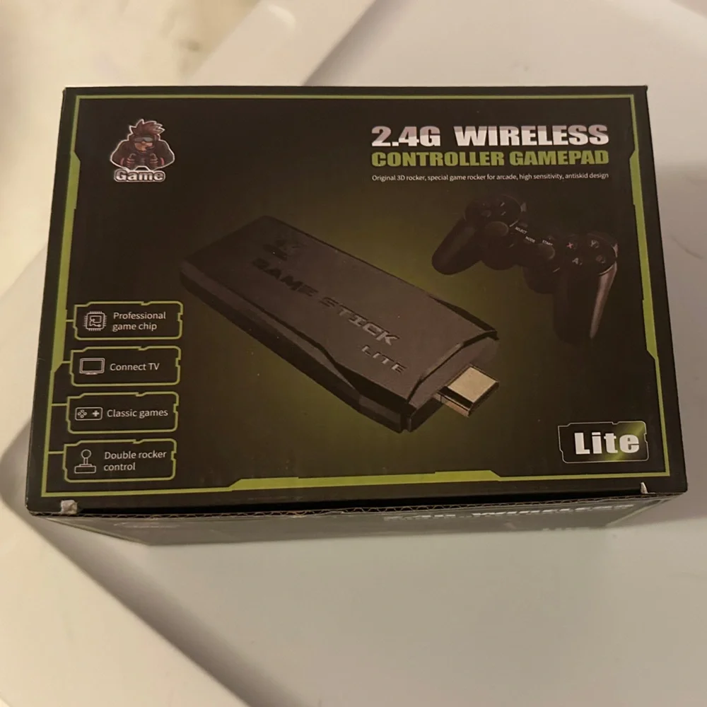 2.4G Wireless Retro Game Stick Lite HDMI Console w/Controller- Classic Games